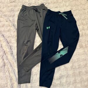 Under Armour Grey and Blue Fitted Apparel